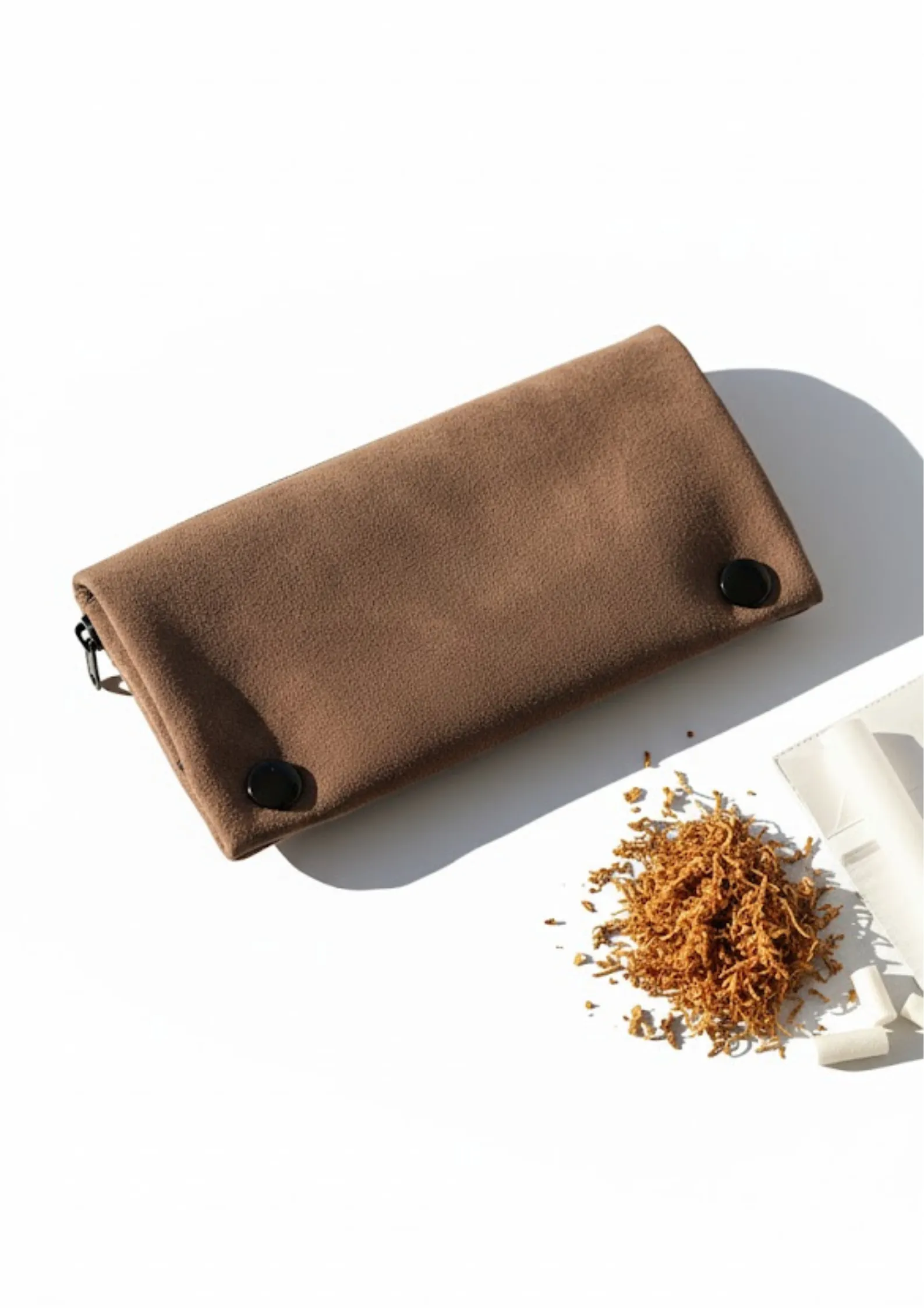 מחזיק טבק דמוי עור זמש - הפתרון המושלם לאחסון מאורגן ואופנתי!