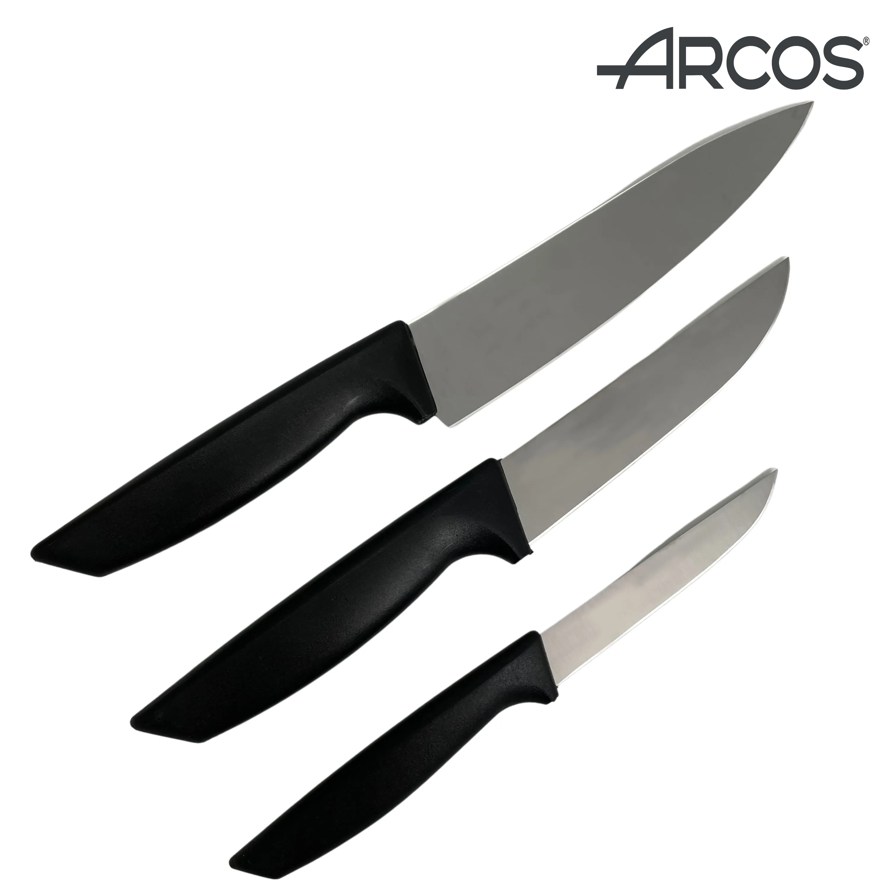 סט 3 סכיני ארקוס עם חריטה ARCOS 